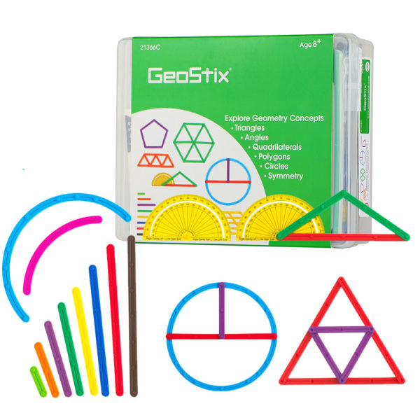 EDX21366C - GeoStix - 16 Activity Cards - 100pcs Container