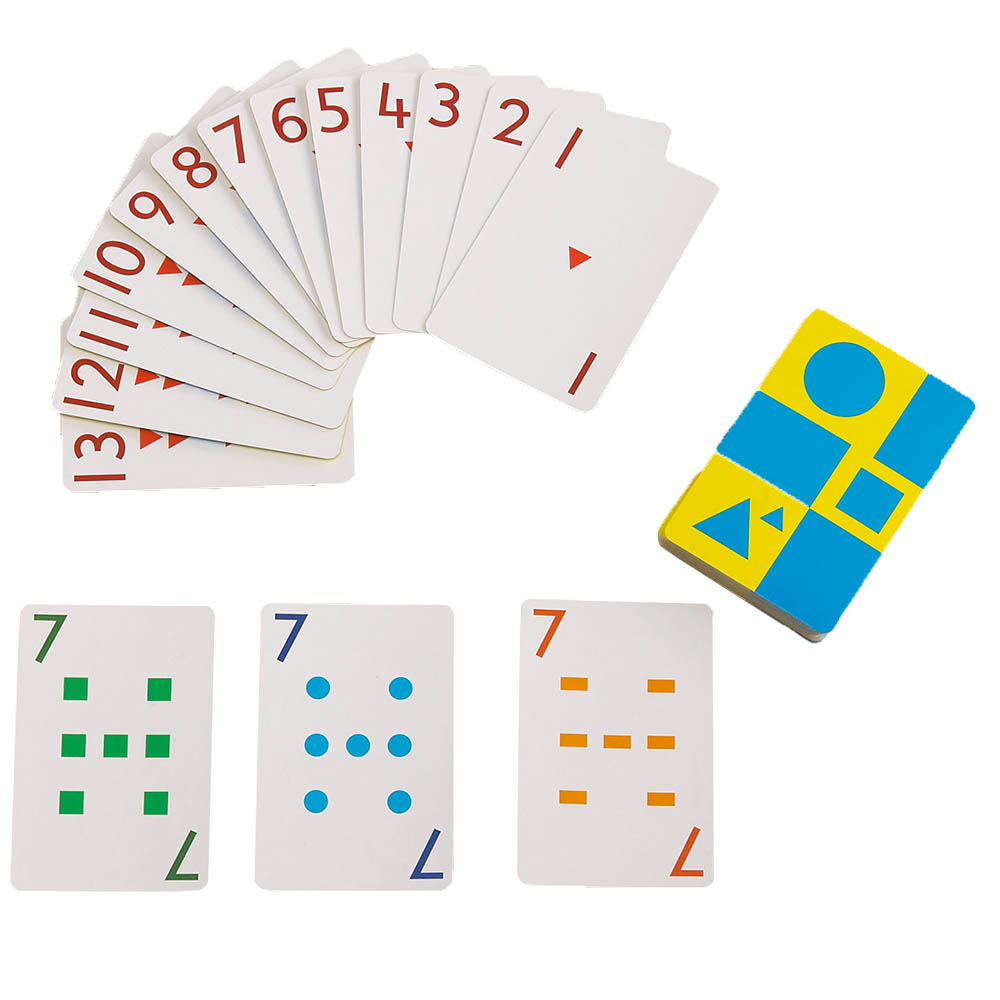 EDX24526C - Playing Cards - NUMBER Child Friendly - 56pcs
