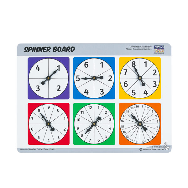 EDX260440 - Spinner Board - Numbers