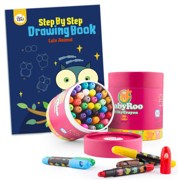 GBK-JA010 - Drawing Set - 36 Crayons &amp; Drawing Book