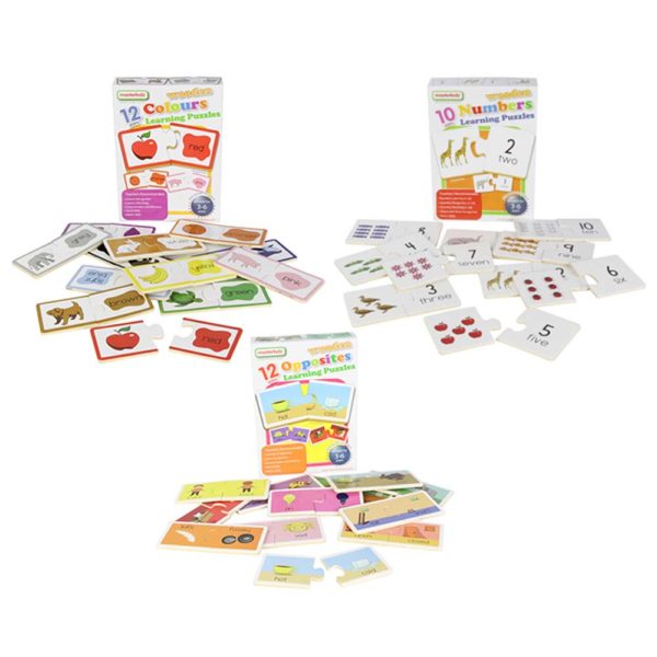 GBK-MK003 - Wooden Learning Puzzle Set