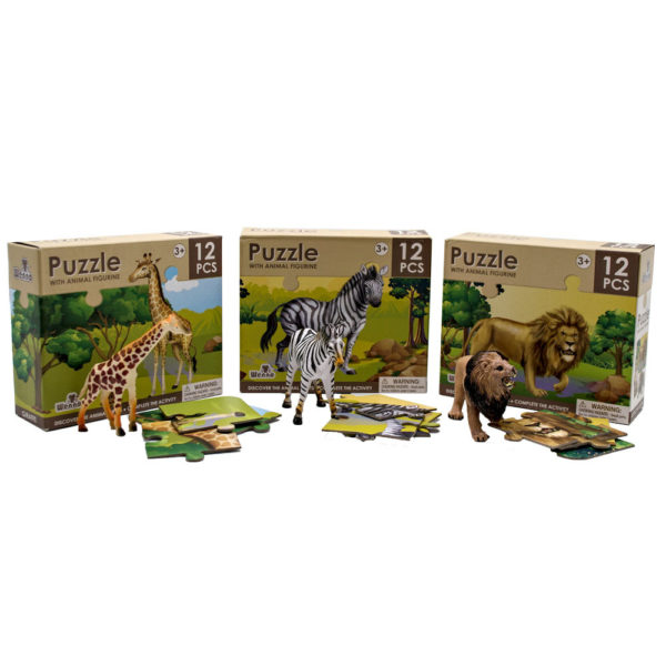 GBK-SH019 - Nat Geo Puzzles with Toy Set