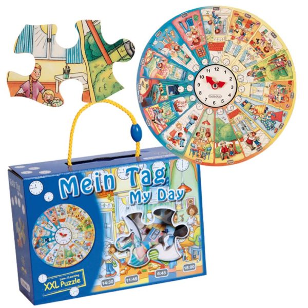 B11012 - XXL LEARNING PUZZLE - My Day - 48pcs