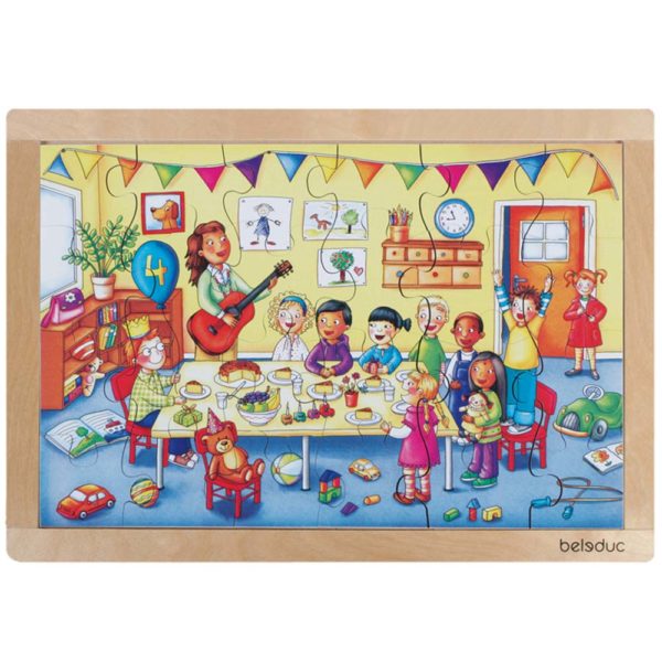 B12003 - Frame Puzzle Birthday 24pc 40 x 27 x 10 cm
