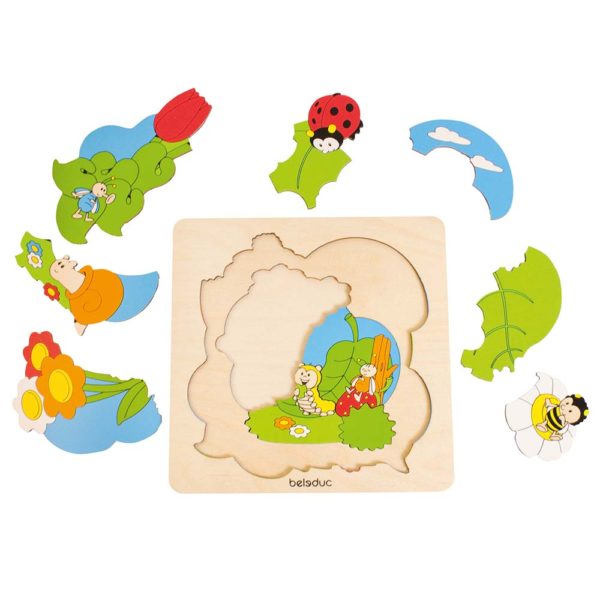 B17520 - LAYER PUZZLE - Meadow - 2 Layers - 9pcs