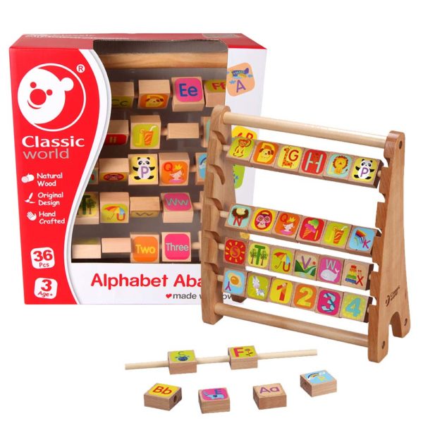 CW3539 - Alphabet Abacus - 36pcs