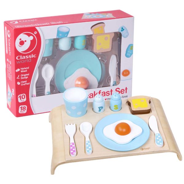 CW3598 - Pretend &amp; Play - Breakfast Toy Set - 10pcs