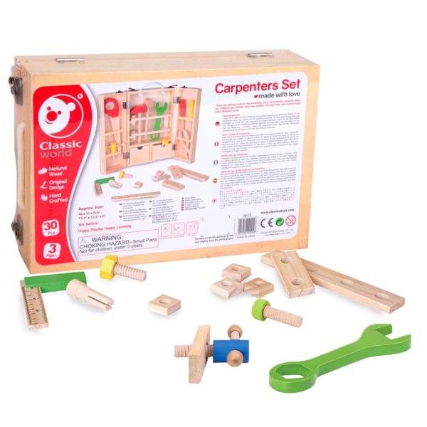 CW3643 - Pretend &amp; Play - Carpenters Toy Set - 30pcs