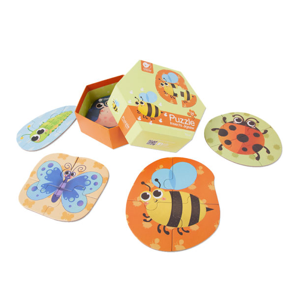 CW40025 - Jigsaw Puzzle - Insects - 24pcs