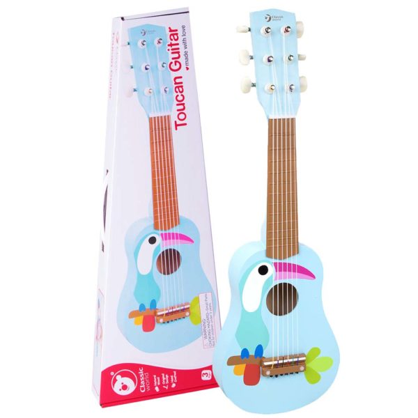 CW4027 - Toucan Guitar -  (L)17 x (W)6 x (H)53 cm