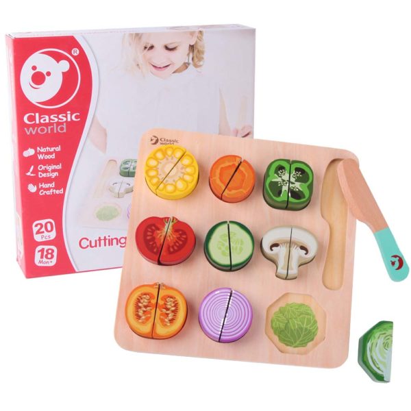 CW5011 - Pretend &amp; Play - Cutting Vegetables Puzzle