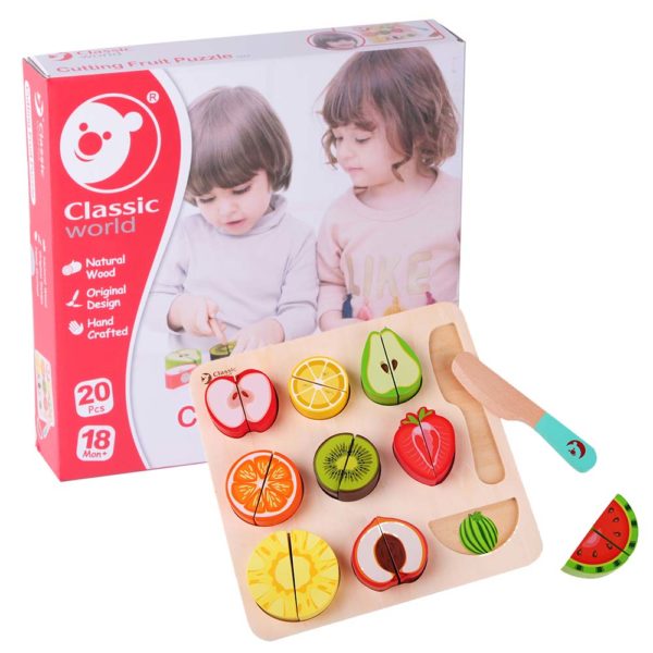 CW5012 - Pretend &amp; Play - Cutting Fruit Puzzle