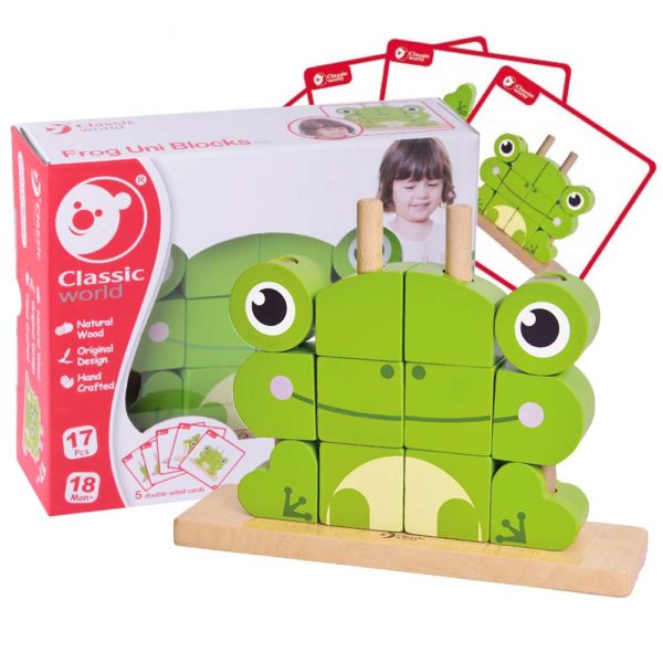 CW5107 - Frog Uni Blocks with Activity Cards