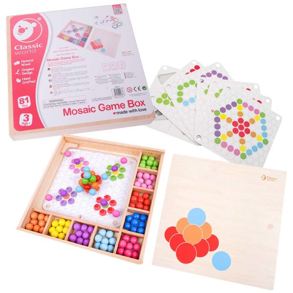 CW8011 - Mosaic Game Box with Activity Cards