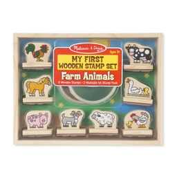 [2390] 2390 - My First Wooden STAMP SET - Farm Animals