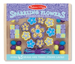 [9494] 9494 - Sparkling Flowers Wooden Bead Set