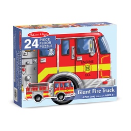 [436] 436 - Giant Fire Truck Floor Puzzle (24 pc)