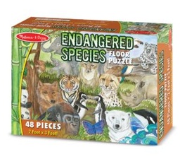 [4437] 4437 - Endangered Species Floor Puzzle (48 pc)