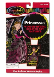 [5958] 5958 - Colour Reveal Princesses Scratch Art