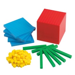 [EDX105106] EDX105106 - Base Ten - Plastic Set of 4 Colour - 161pcs Box