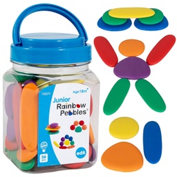 [EDX13227J] EDX13227J - Rainbow Pebbles - Junior - 36pcs Jar