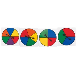 [EDX18190] EDX18190 - Spinners - Assorted Colours - 4pcs Polybag