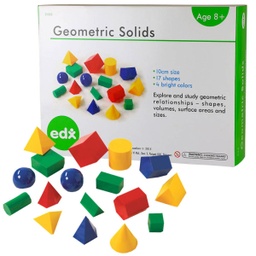 [EDX21310] EDX21310 - Geometric Solids - 10cm PLASTIC - 17pcs