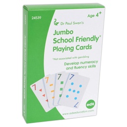 [EDX24539] EDX24539 - Playing Cards - JUMBO Child Friendly - 56pcs