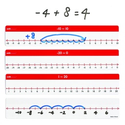 [EDX26075] EDX26075 - Number Lines - Write &amp; Wipe - Negative Numbers