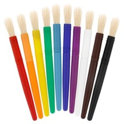 [GBK-L-CPB-L-10] GBK-L-CPB-L-10 - Paint Brushes Set - Large - 10pcs