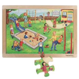 [B12001] B12001 - Frame Puzzle Kindergarten 24pc 40 x 27 x 10 cm