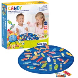 [B22461] B22461 - Candy - Colour Matching Game - New! - 45pcs