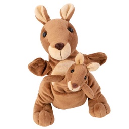 [B40450] B40450 - HAND PUPPET - Mom &amp; Baby - Kanga &amp; Juju