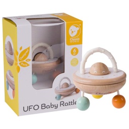 [CW10006] CW10006 - UFO Baby Rattle - (L)7.4 x (W)7 x (H)6.8 cm