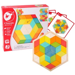 [CW3728] CW3728 - 3D PUZZLE - Triangles &amp; Rhombuses with Cards
