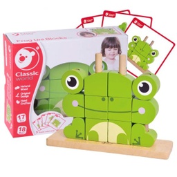 [CW5107] CW5107 - Frog Uni Blocks with Activity Cards